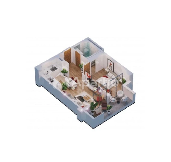 2-room apartment for sale in Mesame masivi, Photo 1 of 5