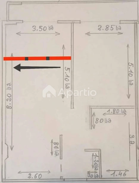 2-room apartment for sale in Didi digomi, Photo 2 of 4
