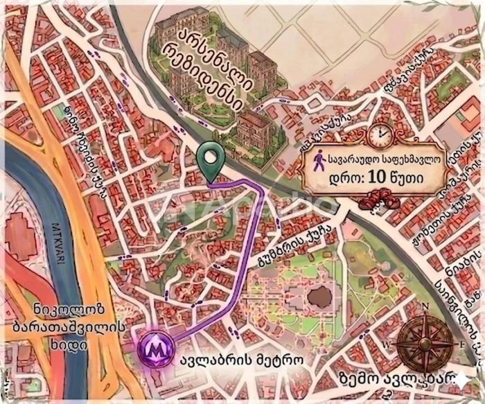 იყიდება 3 ოთახიანი ბინა ჩუღურეთში, ფოტო 9 / 9
